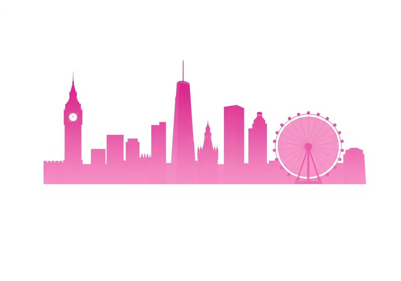 London skyline illustration